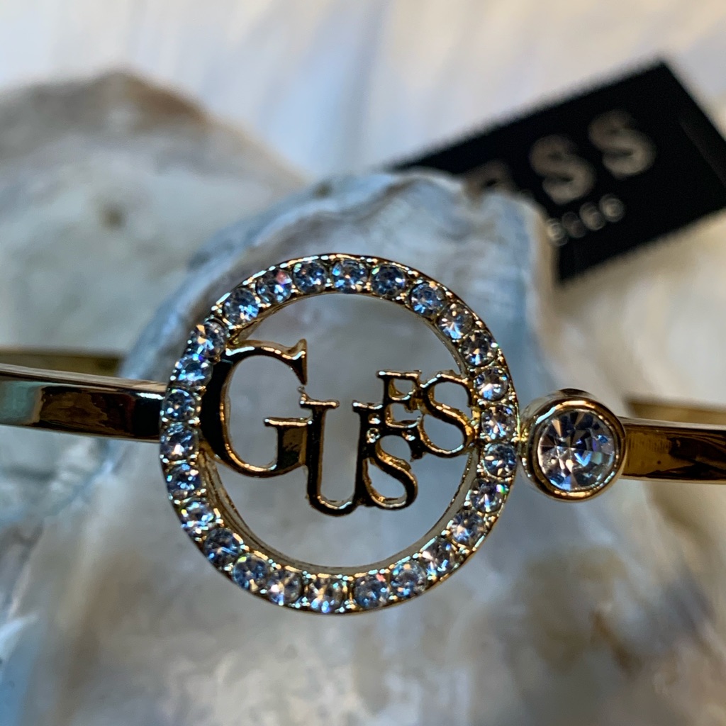 Guess Gorgeous Golden Rhinestone Bracelet